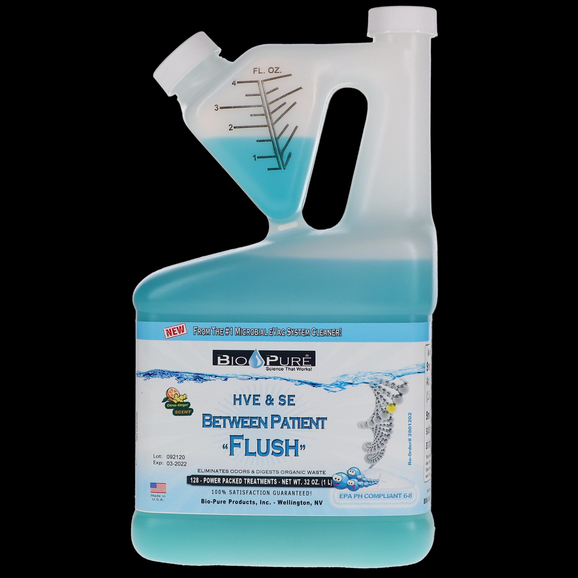 Sable Industries 2801202 Bio-Pure HVE & SE Between Patient Flush BPF 32oz Sable Industries 2801202 Bio-Pure HVE & SE Between Patient Flush BPF 32oz
